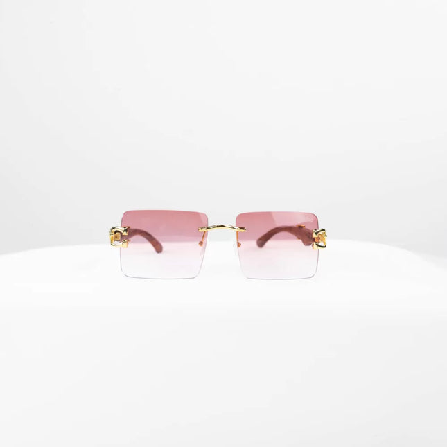 Rimless Square Sunglasses