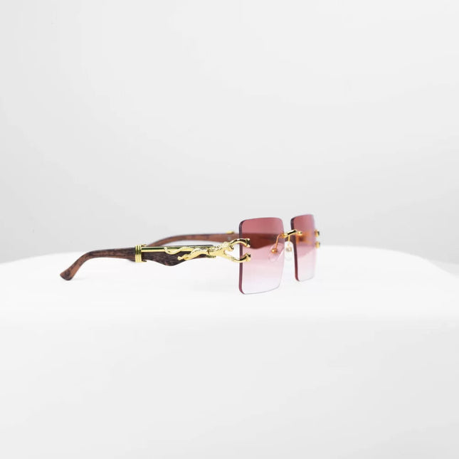 Rimless Square Sunglasses